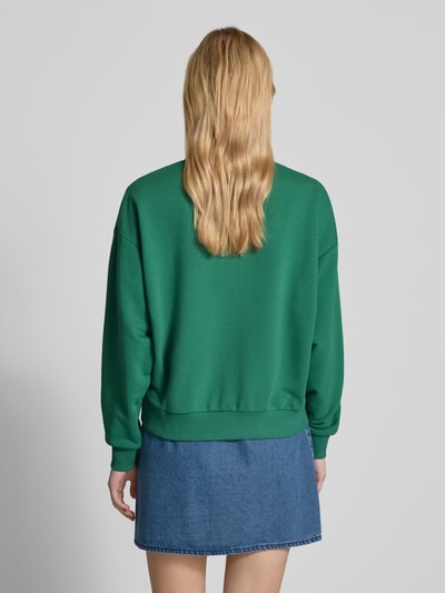 FILA Oversized sweatshirt met opstaande kraag model 'LACHY' Groen - 5