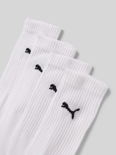 Puma Socken mit Label-Detail im 4er-Pack Weiss 2