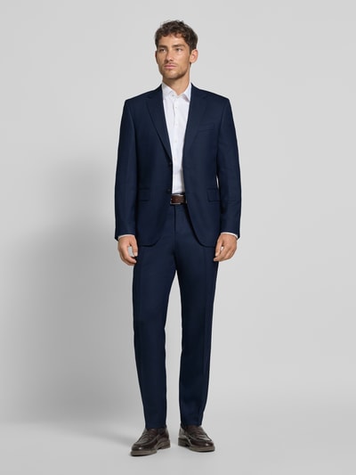 BOSS Garnitur o kroju regular fit z dodatkiem żywej wełny model ‘JECKSON’ Granatowy 1