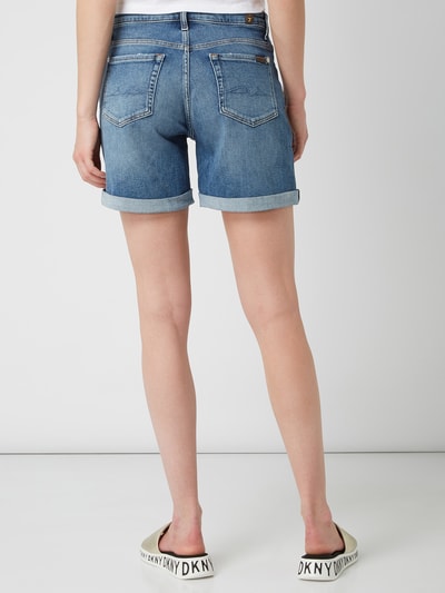 7 For All Mankind Jeansshorts mit offenen Beinabschlüssen Jeansblau 5