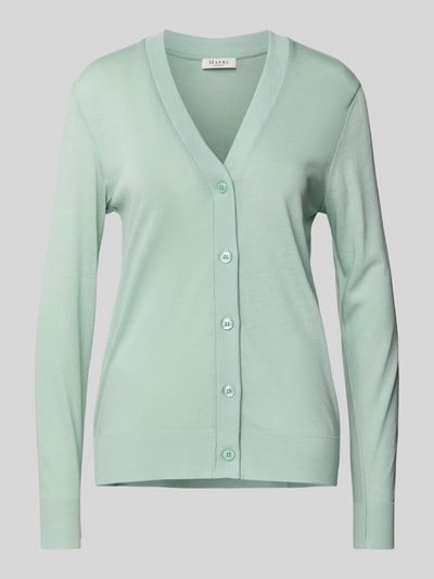 MAERZ Muenchen Kurtka z dzianiny z listwą guzikową Miętowy 2