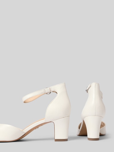 Tamaris Pumps van echt leer Wit - 2