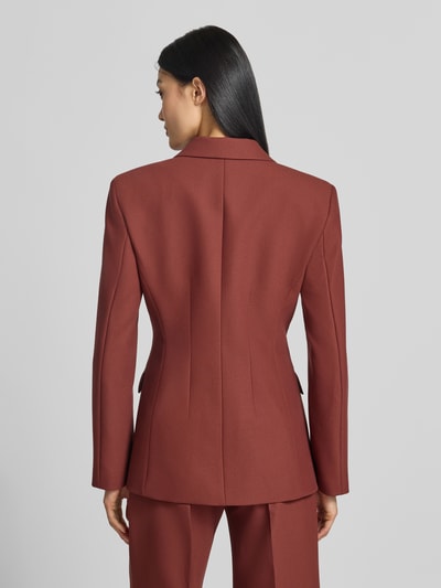 HUGO Regular Fit Longblazer mit Viskose-Anteil Modell 'Asmalla' Bordeaux 5
