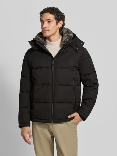 Strellson Regular Fit Steppjacke mit Reißverschlusstaschen Modell 'ARCOLA' Black 4