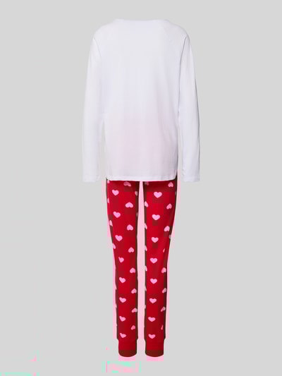 LOUIS & LOUISA Pyjama met motiefprint Rood - 3