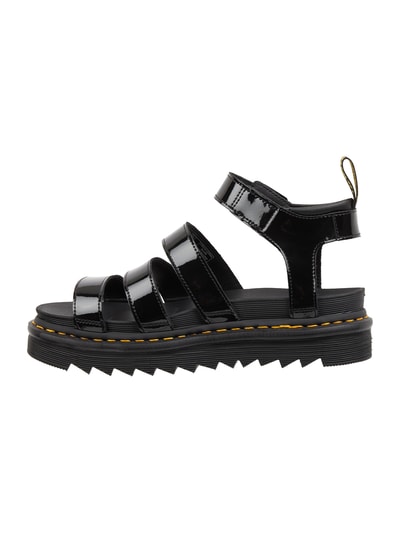 Dr. Martens Sandalen aus Lackleder Modell 'Blaire' Black 4