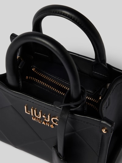 Liu Jo White Handtasche mit Label-Applikation Modell 'RIDHI' Black 5