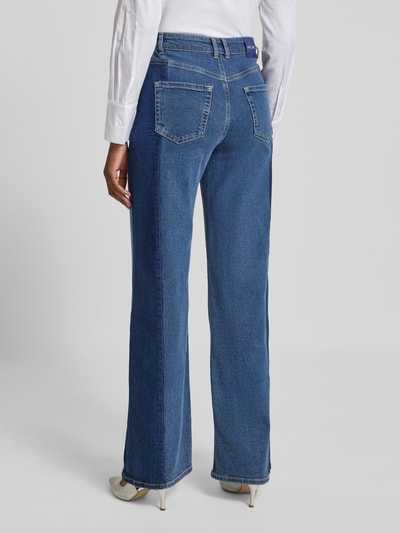 Marc Cain Wide leg jeans met steekzakken Jeansblauw - 5