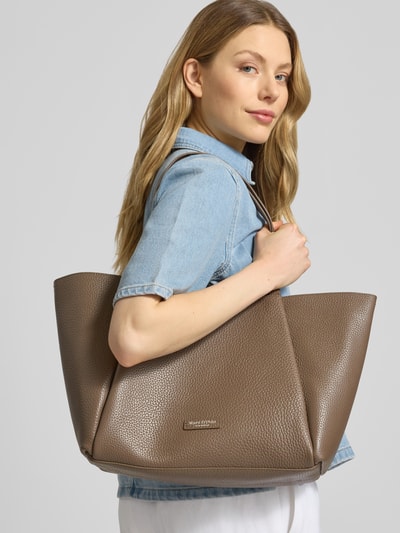 Marc O'Polo Shopper aus reinem Rindsleder Hellbraun 1