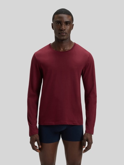 BOSS Regular Fit Langarmshirt aus reiner Baumwolle im 3er-Pack Rot 2