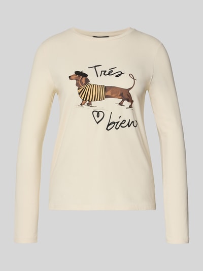 Weekend Max Mara Regular fit shirt met lange mouwen van katoenmix, model 'RENOIR' Ecru - 2