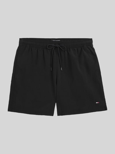 Tommy Hilfiger Regular Fit Badehose mit Logo Stitching Black 1