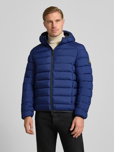 ECOALF Kurtka pikowana z zamkiem błyskawicznym dwustronnym model ‘ASPENALF’ Królewski niebieski 4