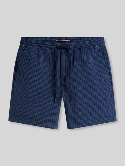 Tommy Hilfiger Szorty chinosy z seersucker model 'DOVER' Granatowy 2