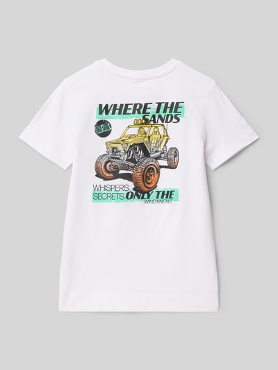 s.Oliver RED LABEL Regular Fit T-Shirt aus reiner Baumwolle Weiss 3