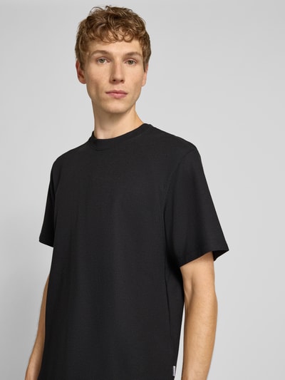 Jack & Jones T-Shirt mit Strukturmuster Modell 'EAUSTIN' BLACK 3
