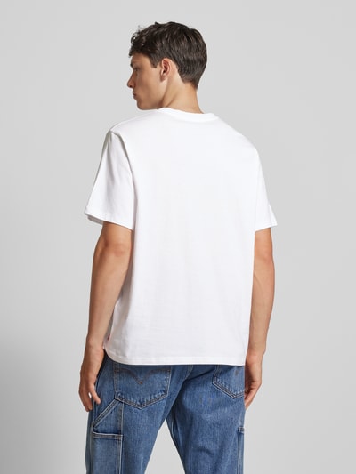 Levi's® T-shirt met labelprint Wit - 5