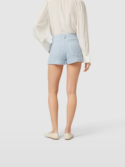 Iro Shorts in Bouclé-Optik Hellblau 5