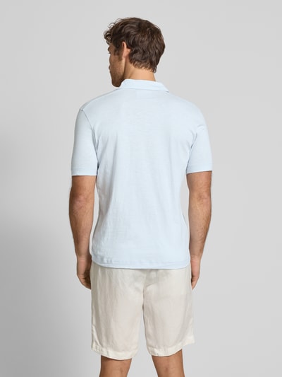 Marc O'Polo Regular Fit Poloshirt aus reiner Baumwolle Bleu 5