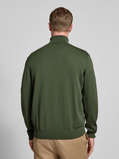 MAERZ Muenchen Gebreide pullover van merinowol Olijfgroen - 5