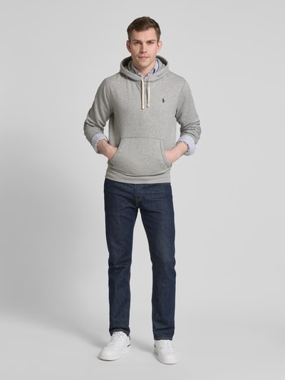 Polo Ralph Lauren Hoodie met logostitching Lichtgrijs - 1