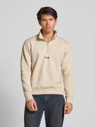 Jack & Jones Schipperstrui met schipperskraag, model 'SOHO' Beige - 4