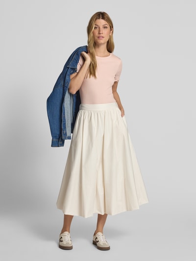 Tom Tailor Denim Slim Fit T-Shirt aus Baumwoll-Mix Rosa 1