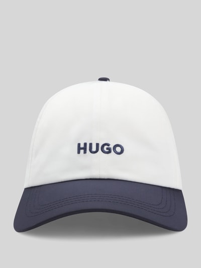 HUGO Basecap mit Logo-Stitching Weiss 1