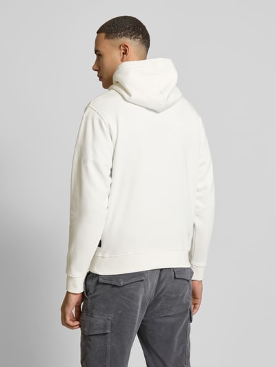 Replay Hoodie mit gerippten Abschlüssen Offwhite 5