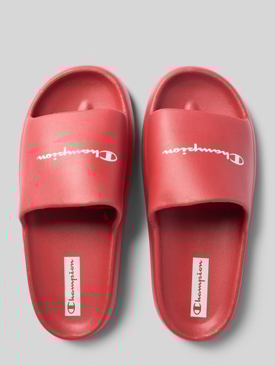 CHAMPION Slippers met logoprint Rood - 3