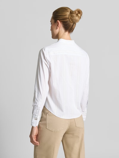 BOSS Regular Fit Bluse aus reiner Baumwolle Hellblau 5
