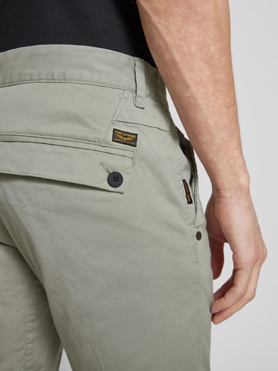 PME Legend Regular Fit Chino mit Eingrifftaschen Modell 'American classic' Silber 3