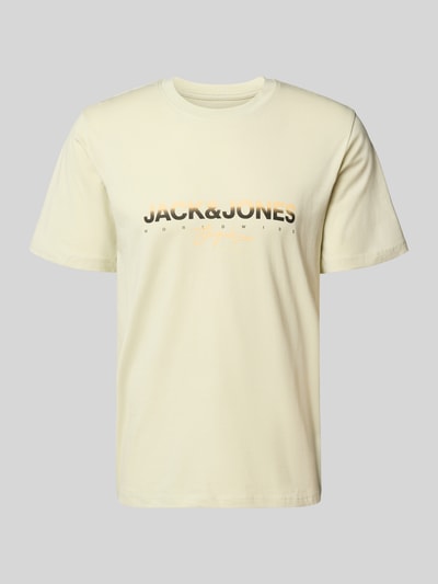 Jack & Jones T-Shirt mit Label-Print Mint 2