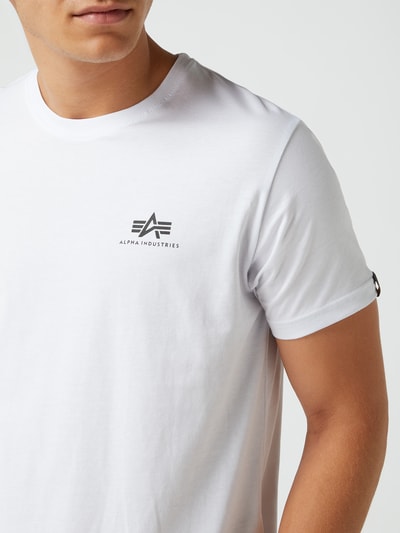 Alpha Industries T-Shirt mit Logo-Prints  Weiss 3