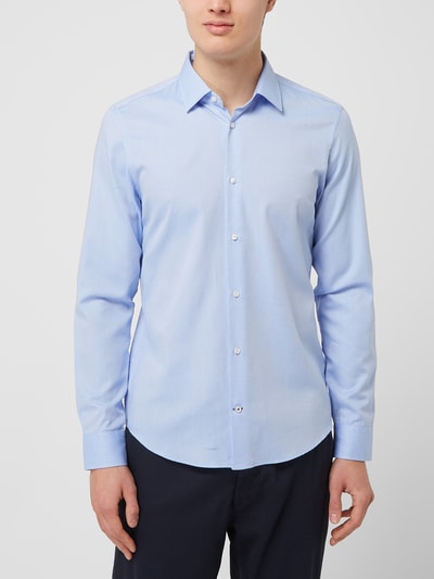 JOOP! Slim Fit Business-Hemd aus Baumwolle  Bleu 4