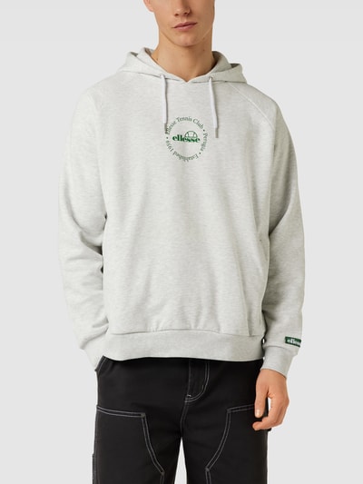 Ellesse Hoodie met labelprint, model 'GIARADINI OH HOODY' Lichtgrijs - 4