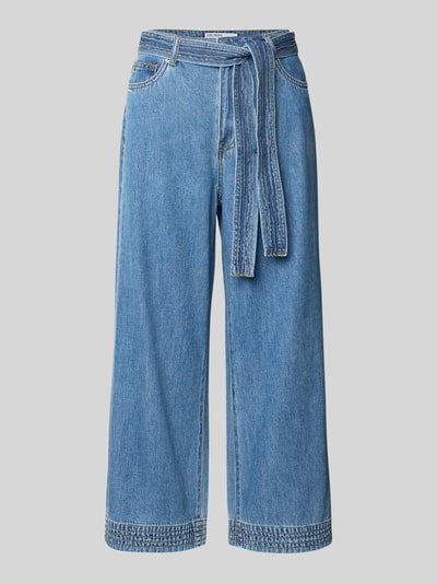 Vero Moda Kuloty jeansowe z szeroką nogawką z czystej bawełny model ‘KATHY’ Jeansowy niebieski 2