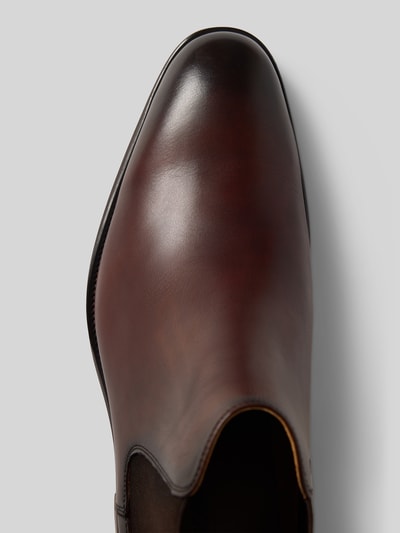 Carl Gross Chelsea Boots aus echtem Leder Modell 'UBBOS' Dunkelbraun 3