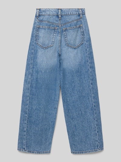 Productfoto, Wide Leg Jeans aus reiner Baumwolle Modell 'BIGGY' van s.Oliver RED LABEL in denimlook met contrastnaden, 5-pocketmodel