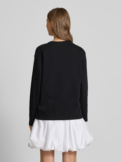 Polo Ralph Lauren Shirt met lange mouwen en labelstitching Zwart - 5