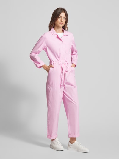 Mango Jumpsuit mit Brusttasche Modell 'NIA' Pink 1