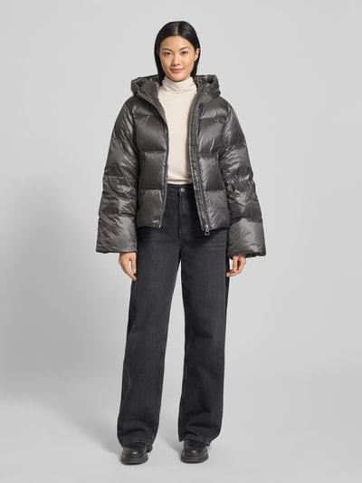 Marc O'Polo Regular Fit Daunenjacke mit Kapuze Dunkelgrau 1