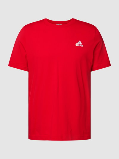 ADIDAS SPORTSWEAR T-Shirt mit Label-Stitching Rot 2