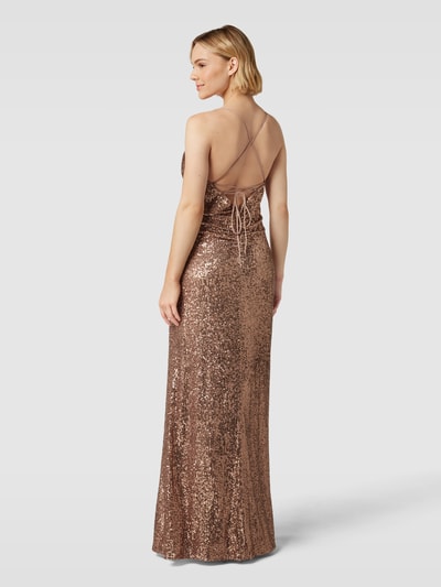 VM by Vera Mont Abendkleid mit Paillettenbesatz Taupe 5