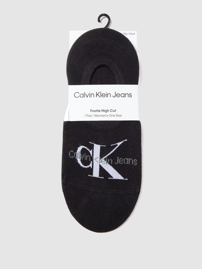 Calvin Klein Jeans Sneakersocken mit Label-Prägung Black 3