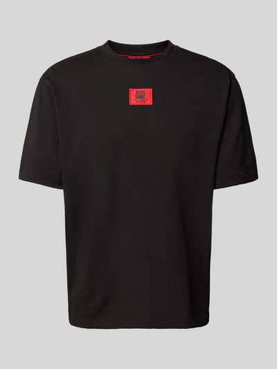 HUGO T-Shirt mit Label-Patch Modell 'Drambok' - HUGO X RB Black 2