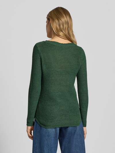 Only Regular Fit Strickpullover aus Grobstrick Modell 'GEENA' Dunkelgruen 5