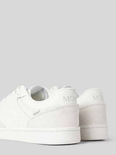 Marc O'Polo Lage sneakers met details van wildleer Wit - 2