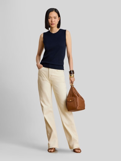 Lauren Ralph Lauren straight fit jeans van katoenmix Ecru - 1