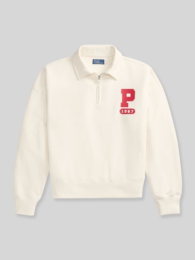 Polo Ralph Lauren Loose Fit Sweatshirt aus Baumwoll-Mix Offwhite 2